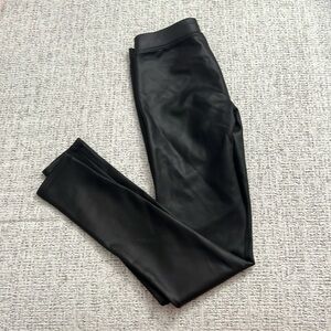 Express faux leather leggings